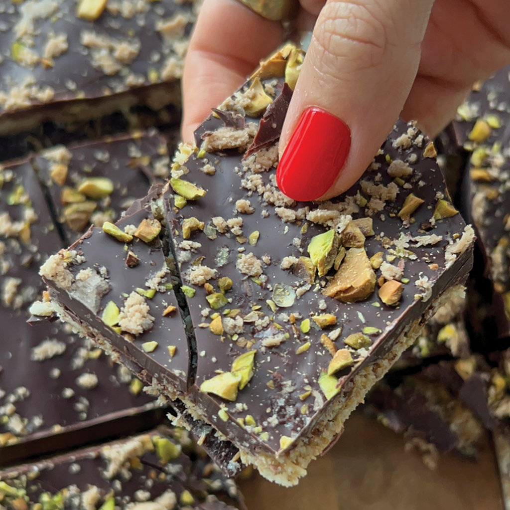 Dubai Chocolate with Tahini & Halva